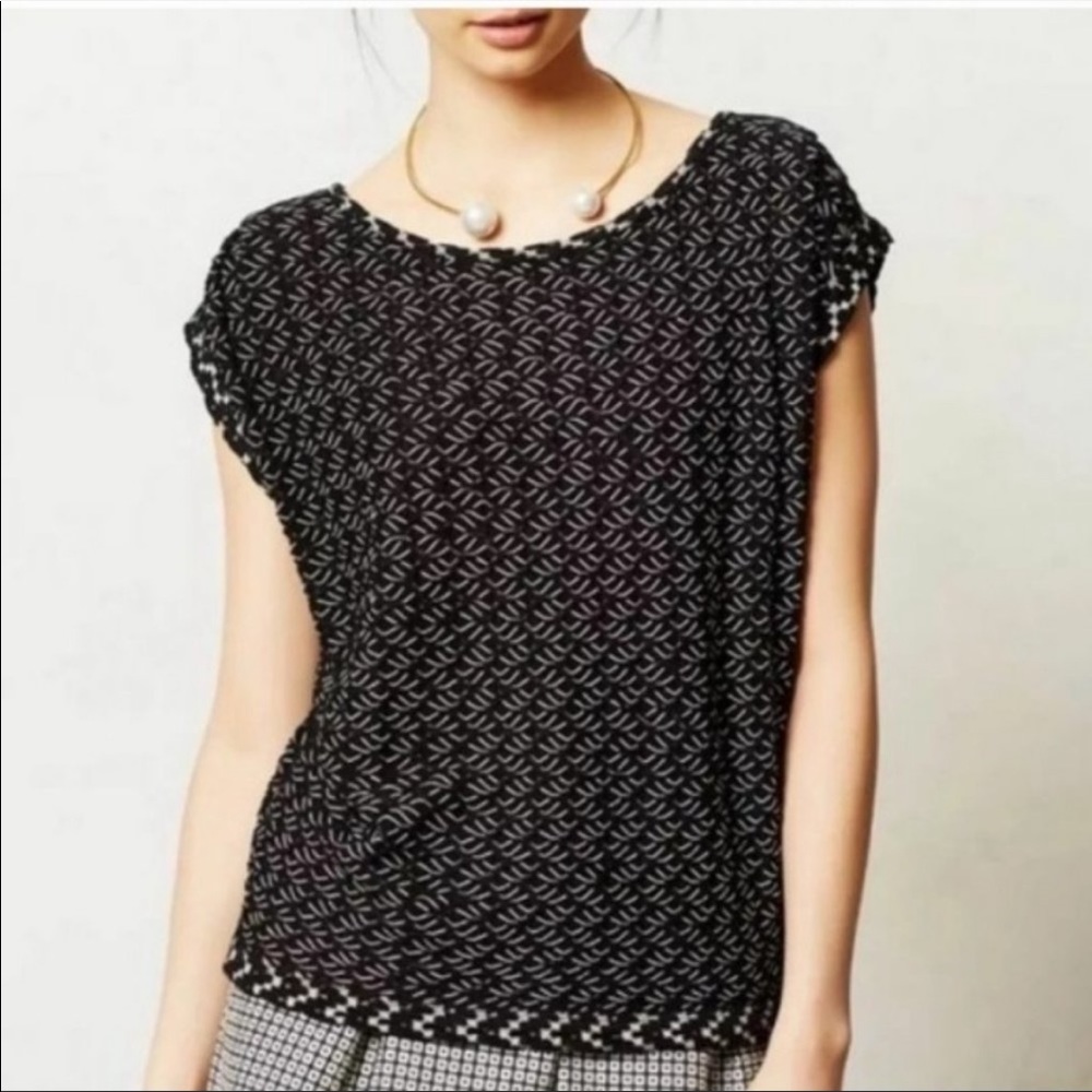 Anthropologie Postmark Textured Top